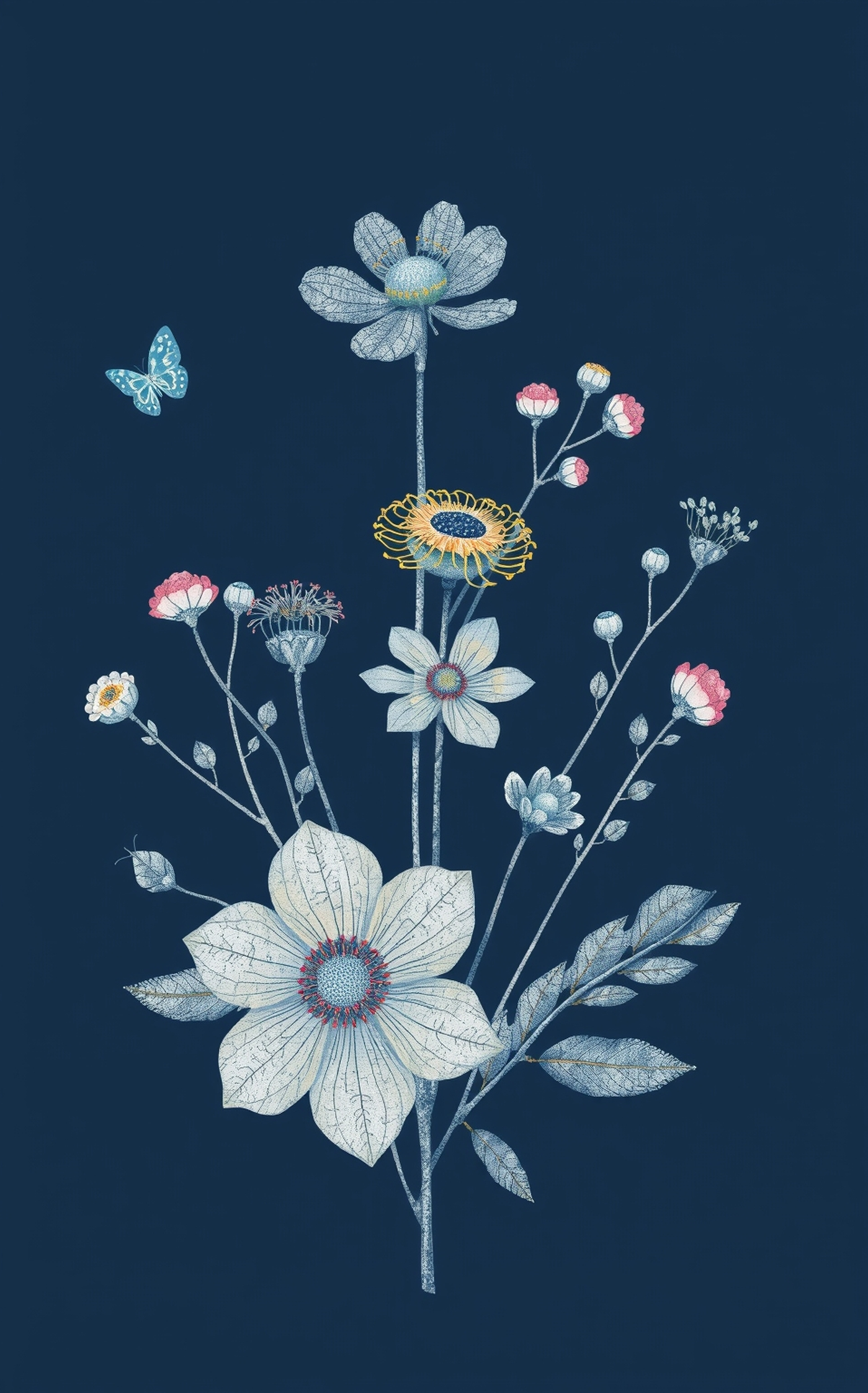 Painted floral